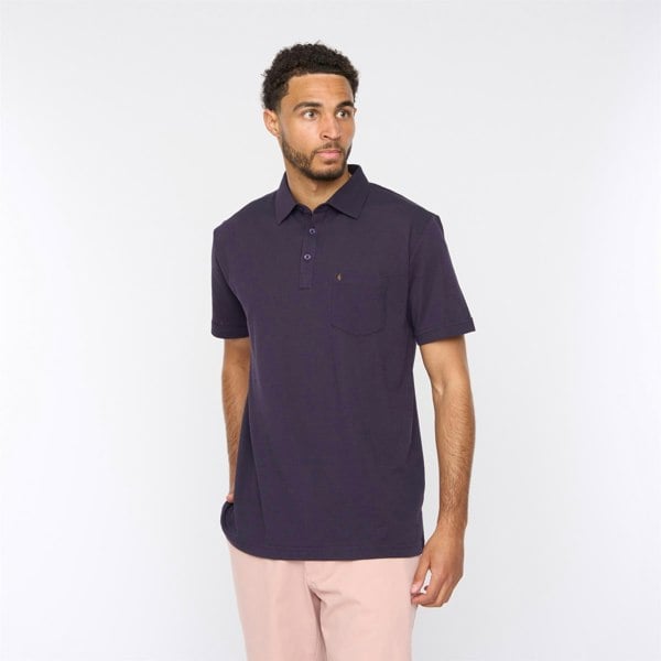 Gabicci G51Z17 Mens Short Sleeve Oxford Jersey Polo Shirt Gabicci Classic - GRAPE