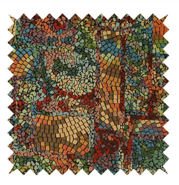 PREMIUM STAINED GLASS FOOTSTOOL | POUFFE FOOTSTOOL TABLE - ISTOOLS