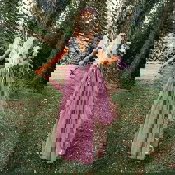 Flower girl Serendipity dress detailing