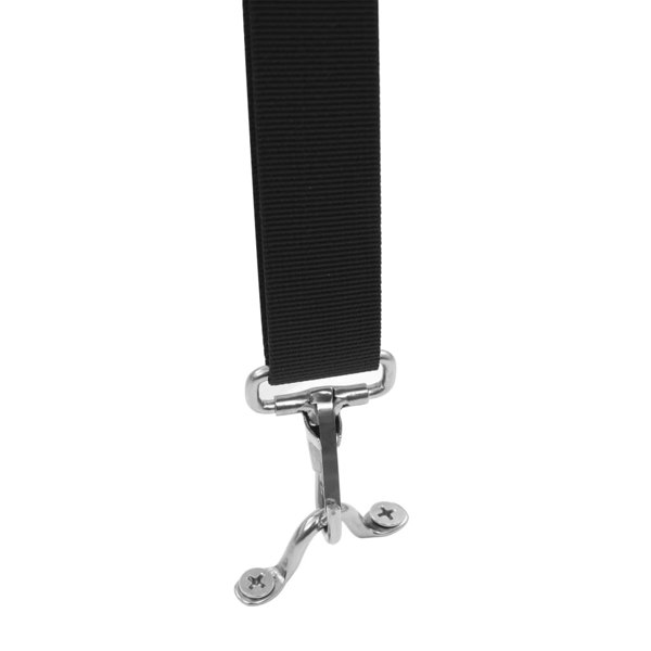 Berkfield Bimini Top Straps 2 pcs Fabric and Stainless Steel