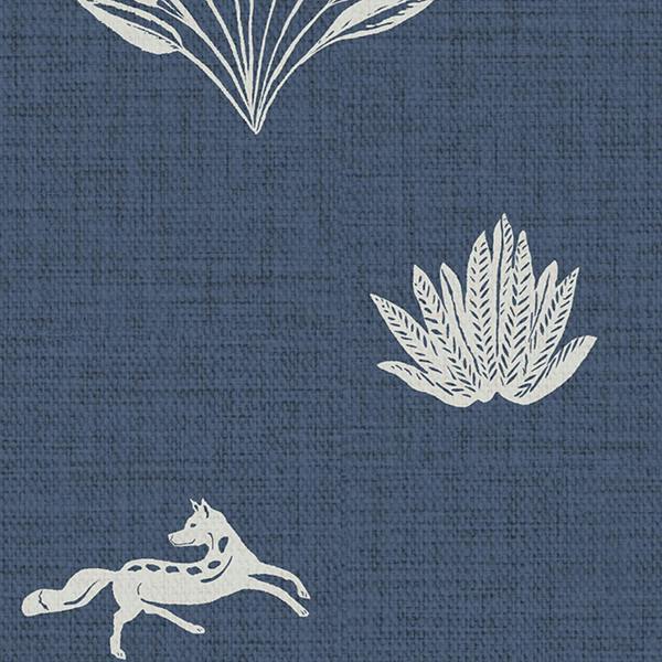 Joules Country House Icons Blue Wallpaper