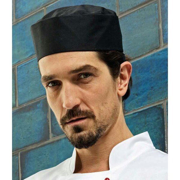 Premier Turn-Up Chefs Hat - Black