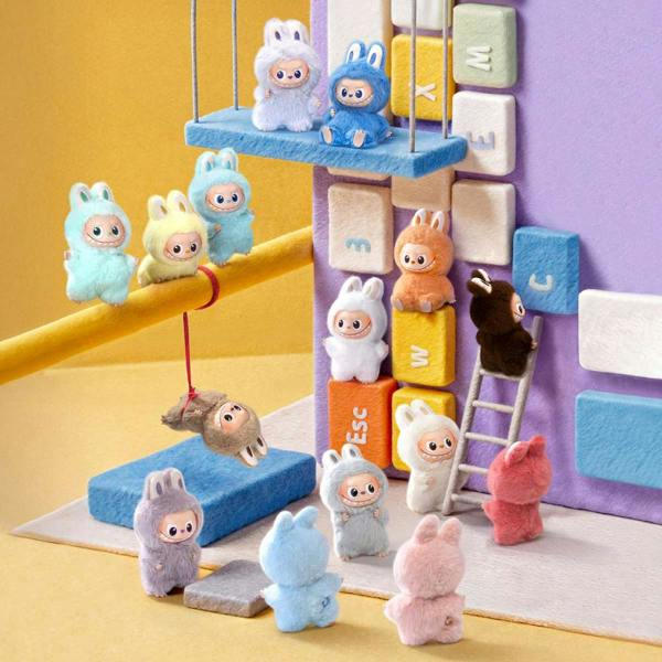 Pop Mart Plushie Labubu THE MONSTERS Pin For Love A-M Series - Vinyl Plush Pendant Blind Box