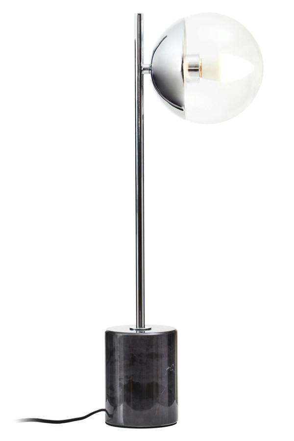 Revive Small Silver Finish Metal Table Lamp
