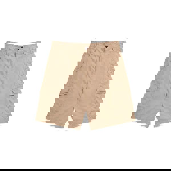 Animal Mens Atlantis Organic Cargo Shorts - Beige - 