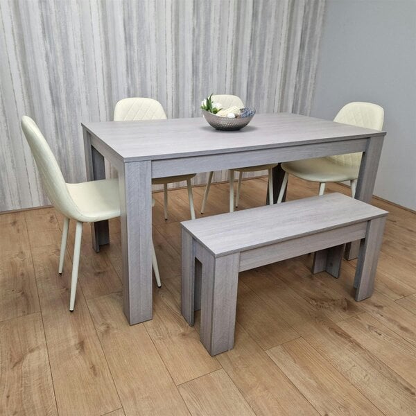 Kosy Koala Dining Table Set with 4 Chairs Dining Room, Kitchen table set of 4, and Bench