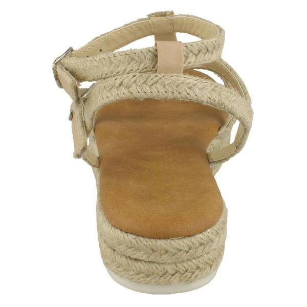 Savannah Ladies Savannah Platform Rope Sandals