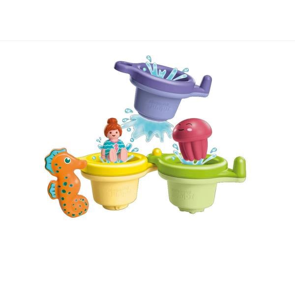 Playmobil JUNIOR AQUA: Floating Cups with Water Fun - 71776 Playset