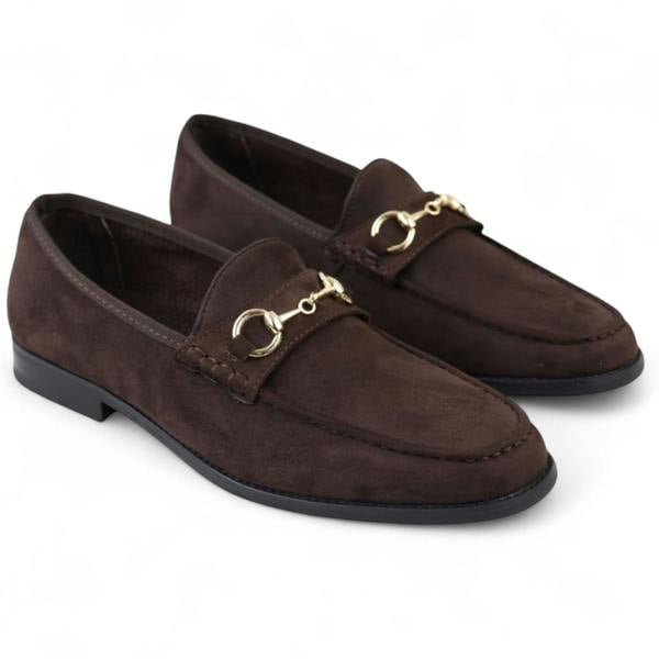 Dolcetto Men's Suede Moccasin Leather Lined Loafers