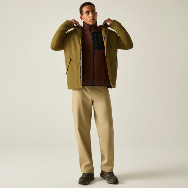Regatta Mens Slyvan Insulated Waterproof Jacket - Rich Tan