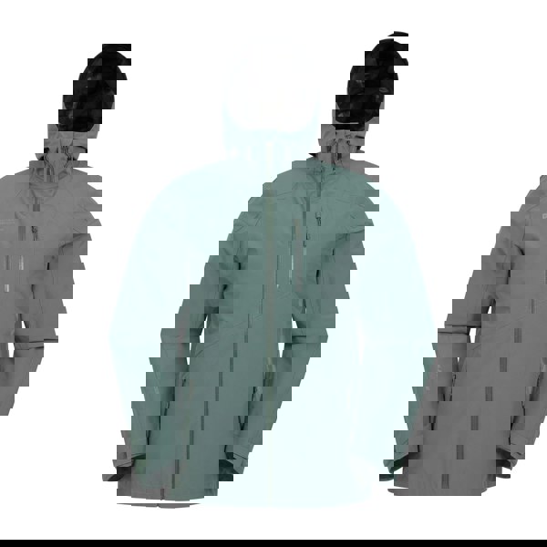 Mountain Warehouse Mens Bachill Three Layer Waterproof Jacket - Dark Green