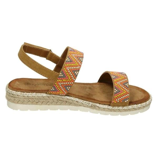 Savannah Ladies Savannah Coloured Studded Sandals