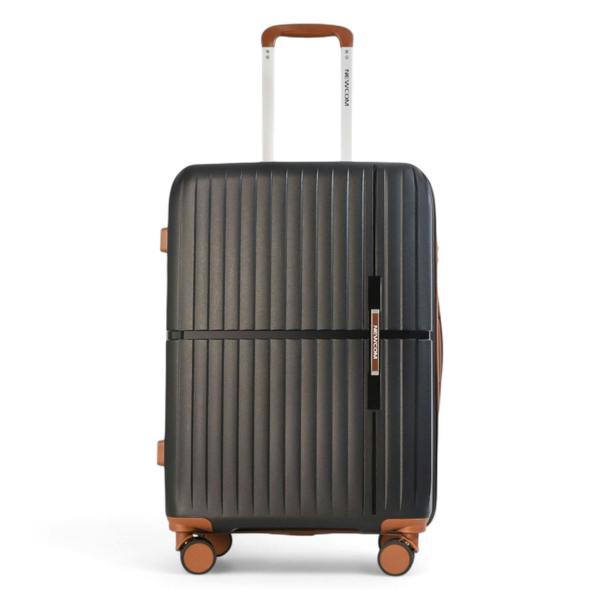 Infinity Luggage Strong Hard Shell Suitcase Set 8 Wheel Cabin Luggage Holiday Travel Case