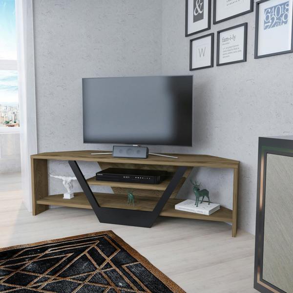 Decorotika Sares Modern Tv Stand TV Cabinet for TV's up to 55"