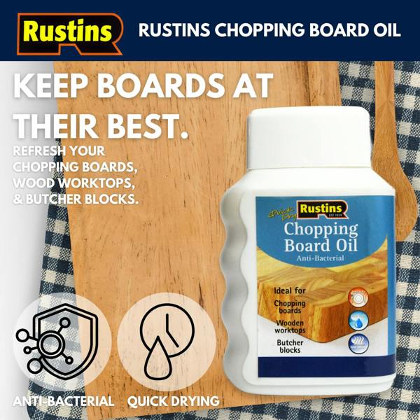 Rustins Quick Dry Chopping Board Oil 250ml