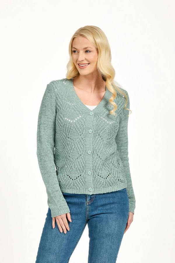 Mudflower Pointelle Cardigan