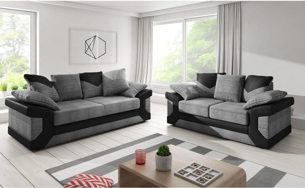 Dino Mixed Fabric Sofa Suite