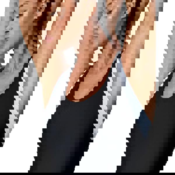 Speedo Colourblock Racerback Swimsuit - Black/White