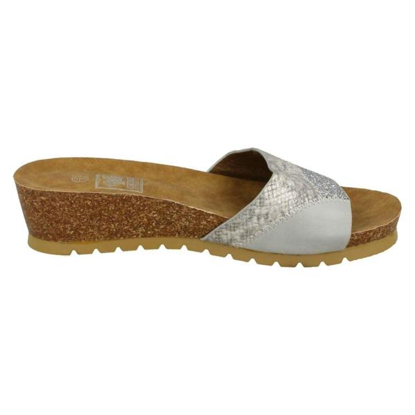 Down to Earth Ladies Down To Earth Mid Cork Wedge Sandals
