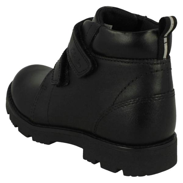 Clarks Boys Clarks Lightweight Hook & Loop Fastening Ankle Boots Heath High