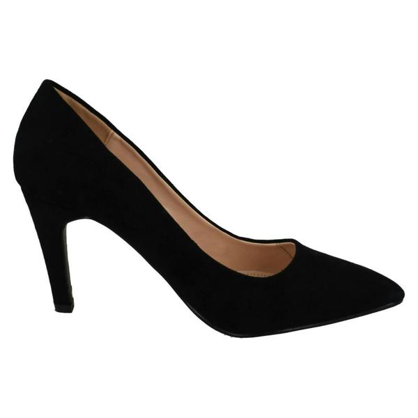Anne Michelle Ladies Anne Michelle High Heel Pointed Toe Court Shoes