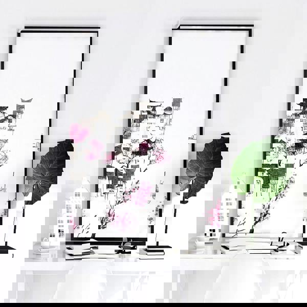 Japanese Flower Art | Set of 3 wall art prints