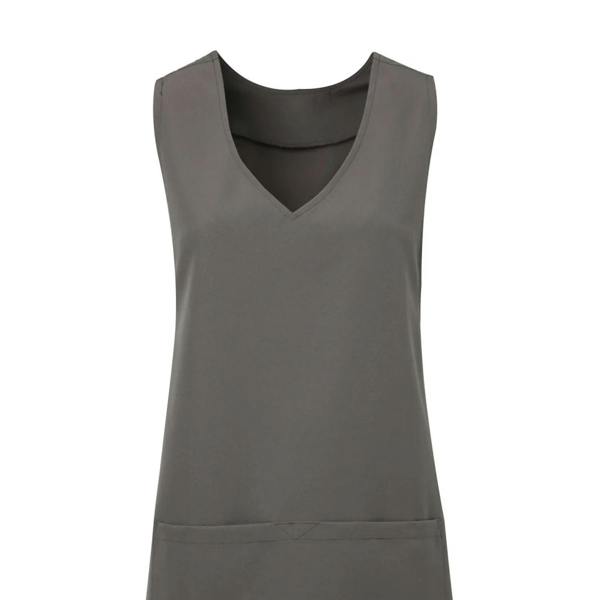 Premier Unisex Wrap-Around Tunic - Dark Grey