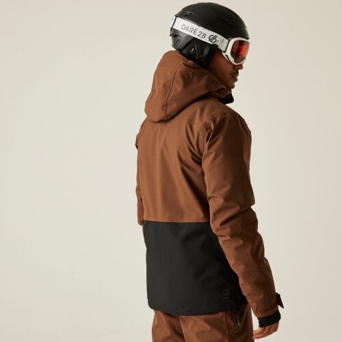 Dare 2B Mens Edge III Ski Jacket - Dark Brown/Black
