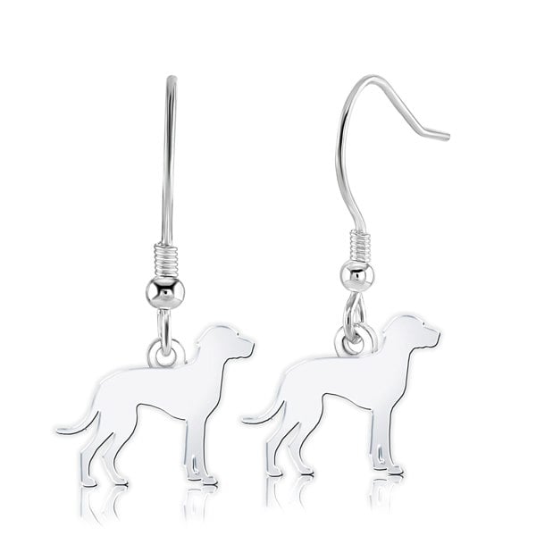 Mylee London Braque D'auvergne Silhouette Silver Earrings