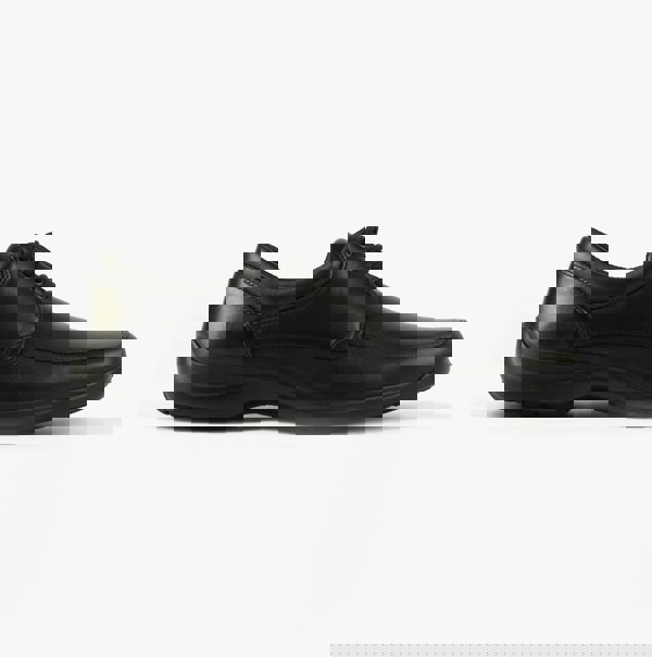 IMAC MILLER Mens Leather Apron Shoes Black