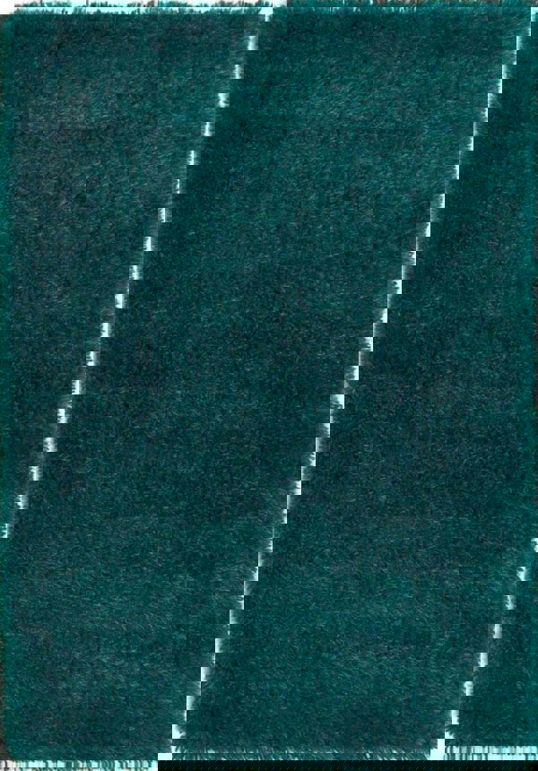Plush Dark Teal Shaggy Rug | Modern Comfort | The Rugs