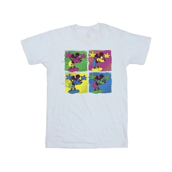 Disney Mens Mickey Mouse Pop Art T-Shirt - White