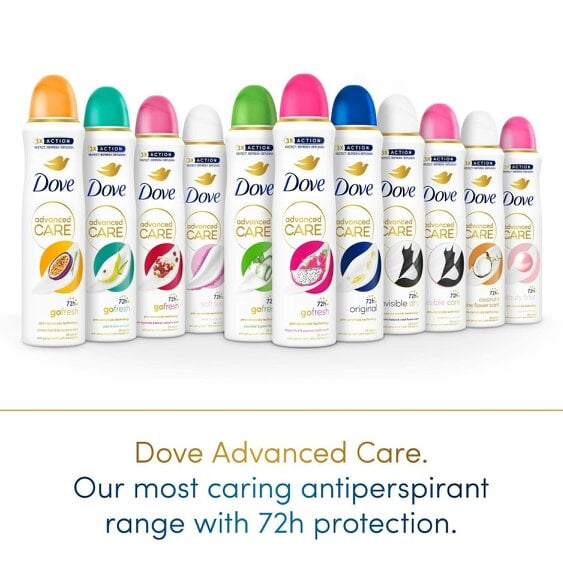 Dove Anti-perspirant Deodorant Coconut & Jasmine Flower 72H Protection 12x200ml