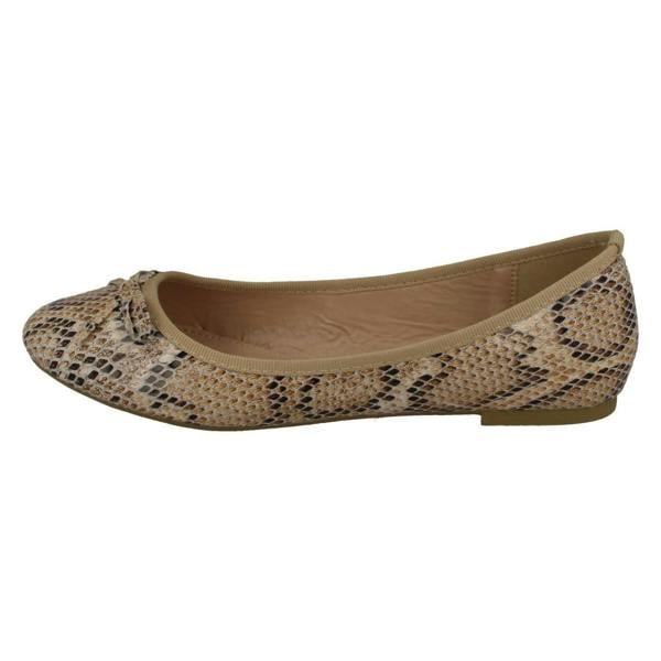 Spot On Ladies Spot On Flat Ballerinas F80454