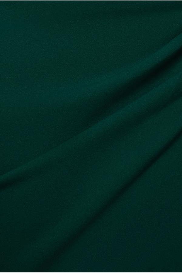 One Shoulder Satin Band Maxi Dress - Emerald Green DR3454