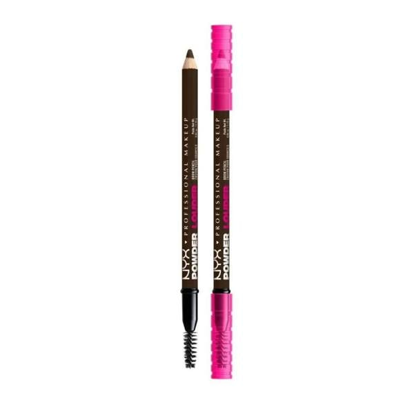 NYX Professional 3 x NYX Powder Louder Brow Pencil 1.15g - 08 Deep Brown