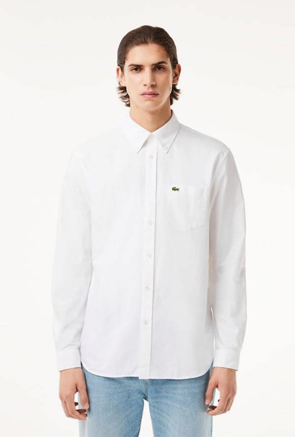 Lacoste Men's Regular Fit Cotton Oxford Shirt