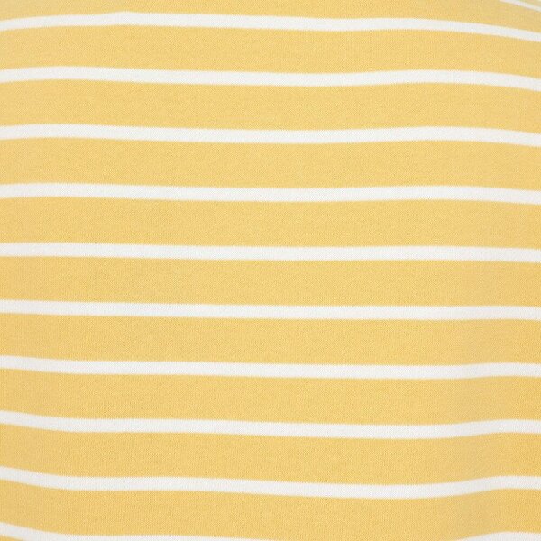 Lazy Jacks LJ94S - Ladies Striped Roll Neck Sweatshirt - Lemon