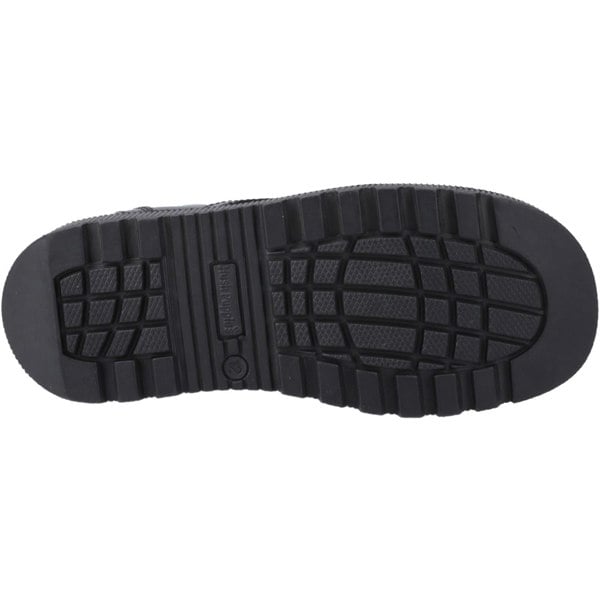 Hush Puppies Keeley Leather Girls's Black Lace-Up Shoes