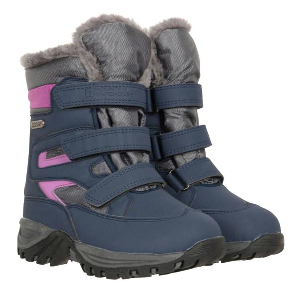 Mountain Warehouse Childrens/Kids Chill Winter Boots - Purple - 