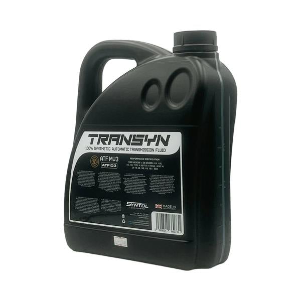 Syntol Transyn ATF MV3 Fully Synthetic Automatic Transmission Fluid Jaso 1A 4L