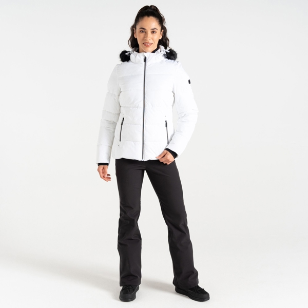 Dare 2B Women's Glamorize V Baffled Ski Jacket - White