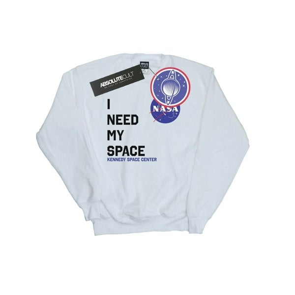 NASA Mens I Need My Space Sweatshirt - White