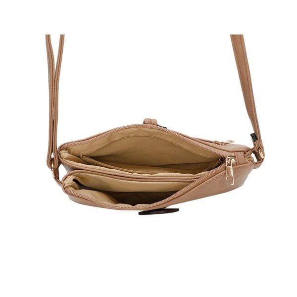 Kitise Big Button Slim Handbag Crossbody Bag