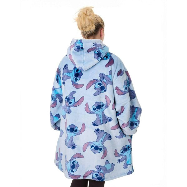 Lilo & Stitch Womens/Ladies Stitch Full Zip Blanket Hoodie - Blue