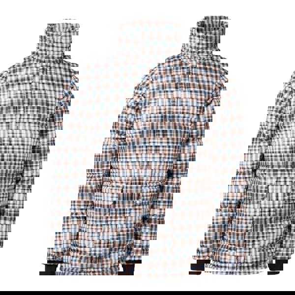 Aquascutum Mens Checked Active Puffer Jacket - Beige