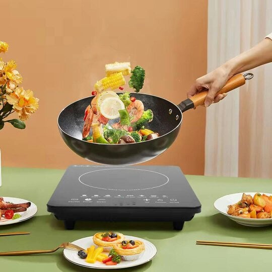 Havendro 2200W Electric Induction Hob Portable Digital Touch Single Cooker Hot Plate Tool
