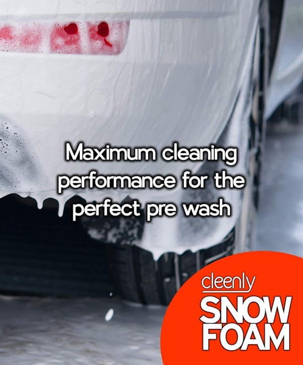 Cleenly Bubblegum Snow Foam - High Performance Formula with Super Thick Foam - Non Caustic & pH Neutral 20L
