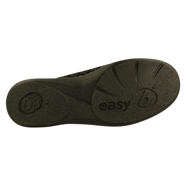 DB Shoes Ladies Easy B Casual Stretch Hook And Loop Shoes Azalea