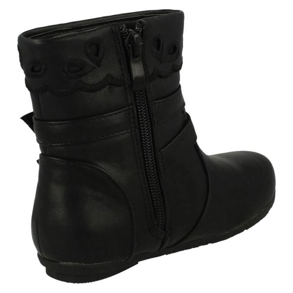 Spot On Girls Spot On Ankle Boots with Buckle Detail